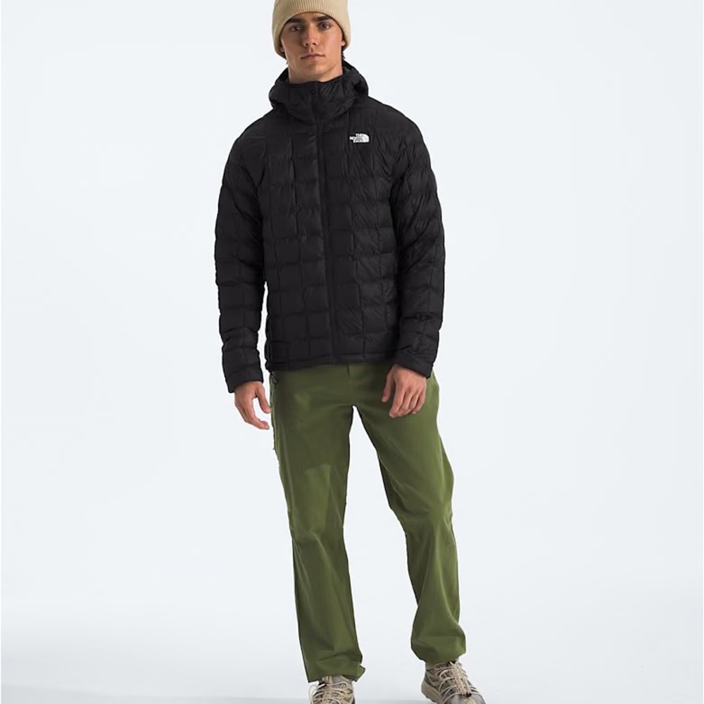 The North Face Black Quilted Puffer Jacket with Hood